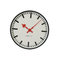 Klock wandklok Station - Wit/Zwart - 40x40x4cm