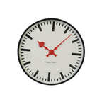 Klock wandklok Station - Wit/Zwart - 40x40x4cm