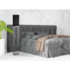Näve Alfa Vloerlamp 150cm Chroom/Grijs