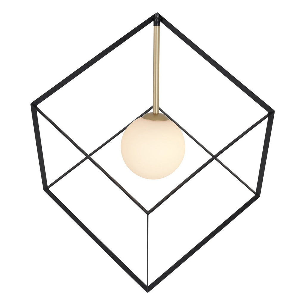 Näve Cadre Hanglamp - Zwart 30cm G9