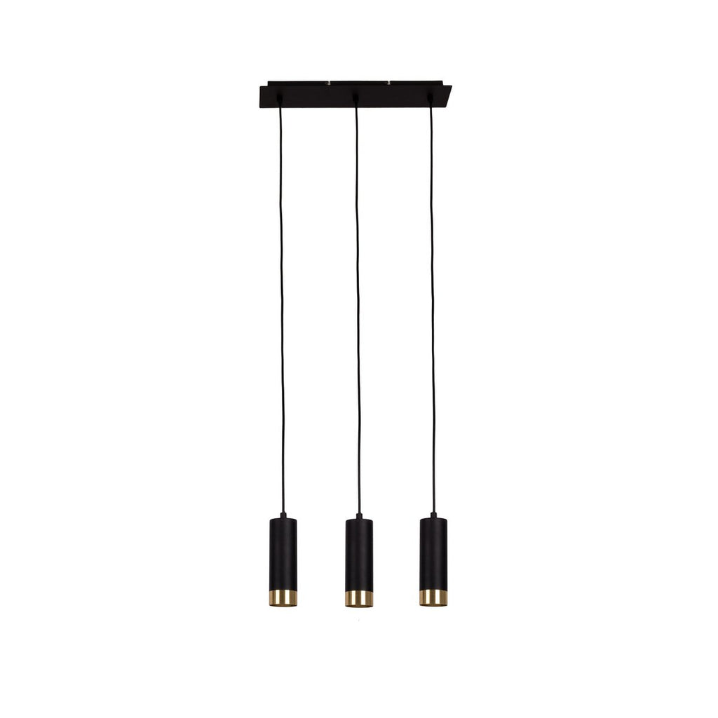 Näve Fridu 3-delige Hanglamp - Mat zwart 48cm