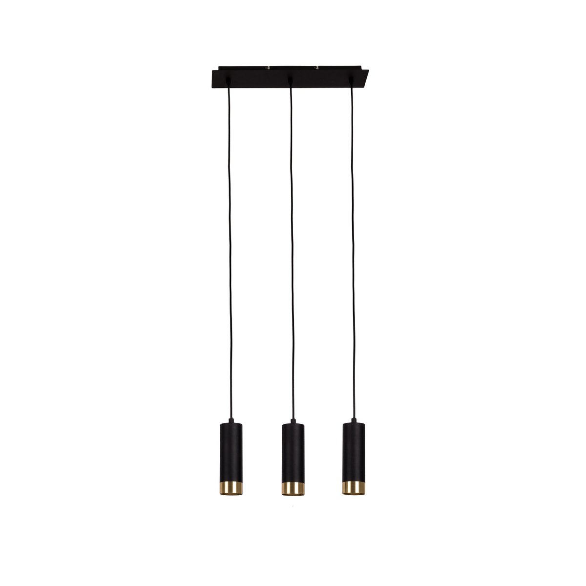 Näve Fridu 3-delige Hanglamp - Mat zwart 48cm