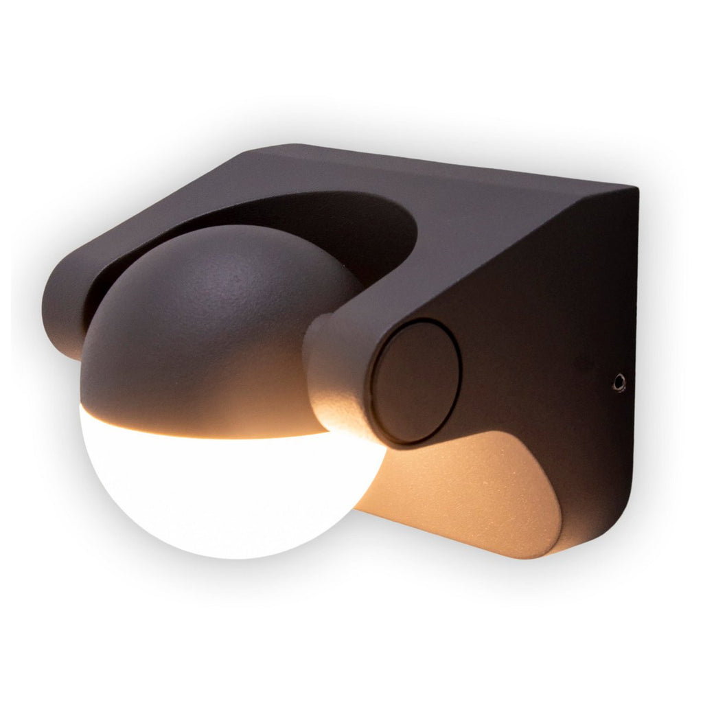 Näve Pallas LED Wandlamp - Antraciet