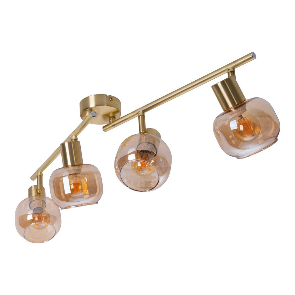 Näve Libby Plafondlamp 4-Lichts - Messing 80cm E14