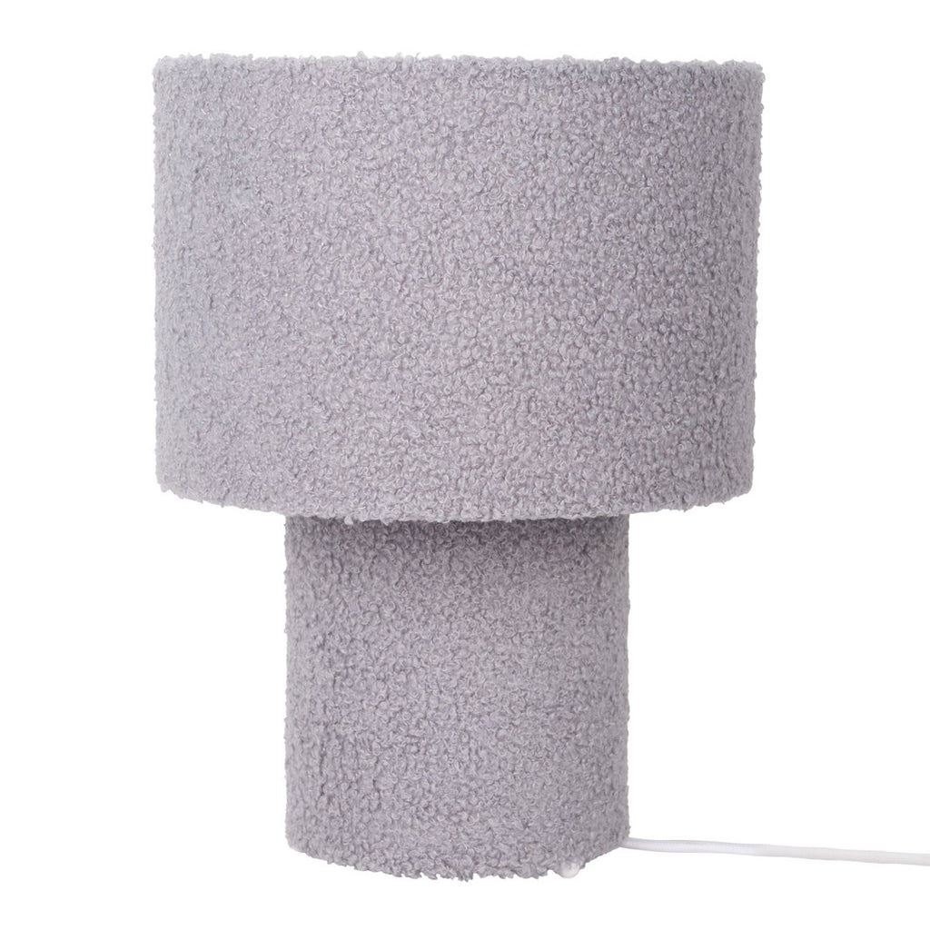 Tabellamp Fluffy Bouclé Groen E27 31cm