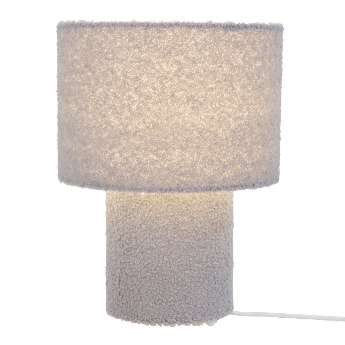Tabellamp Fluffy Bouclé Groen E27 31cm