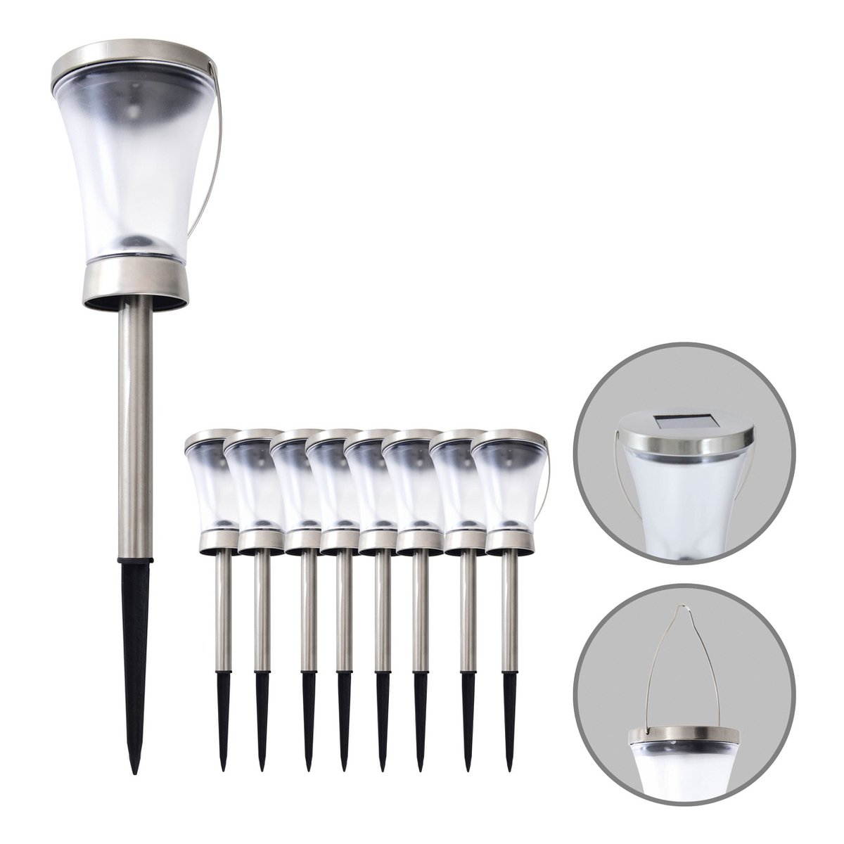Näve Zonne-Lichten Set 8 Stuks - 39,5cm