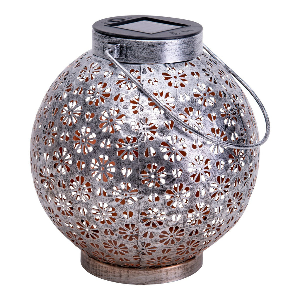 LED Decoratieve zonnelamp L/B: 18 cm zilver
