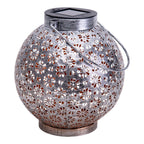 LED Decoratieve zonnelamp L/B: 18 cm zilver