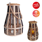 Näve Korbinian Solar Deco Lamp Rattan 35cm