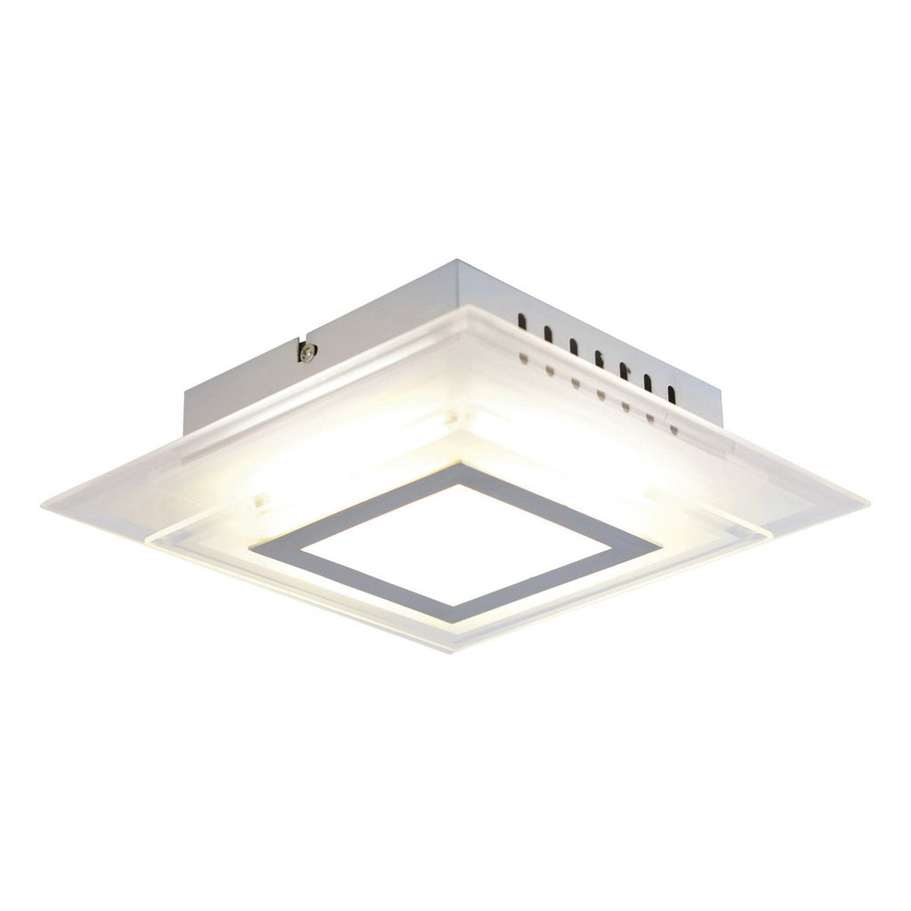 LED Plafondlamp Lucca 28cm - Näve Zilver