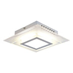 LED Plafondlamp Lucca 28cm - Näve Zilver