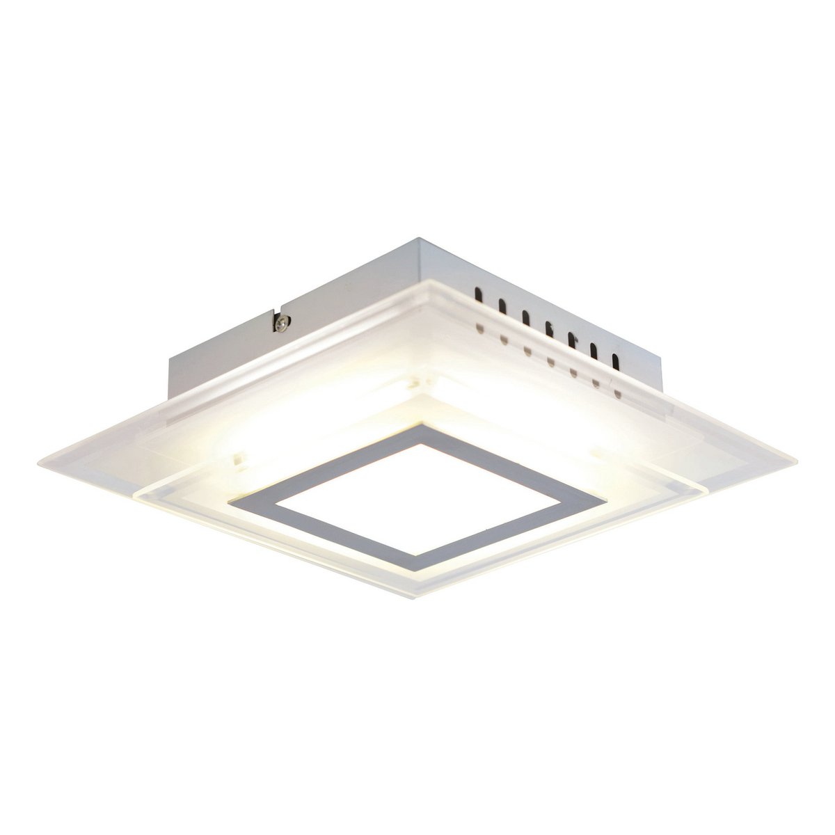 LED Plafondlamp Lucca 28cm - Näve Zilver