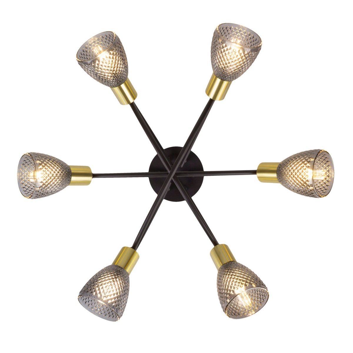 Näve Lindita Spot Plafondlamp 6-Lichts 59cm