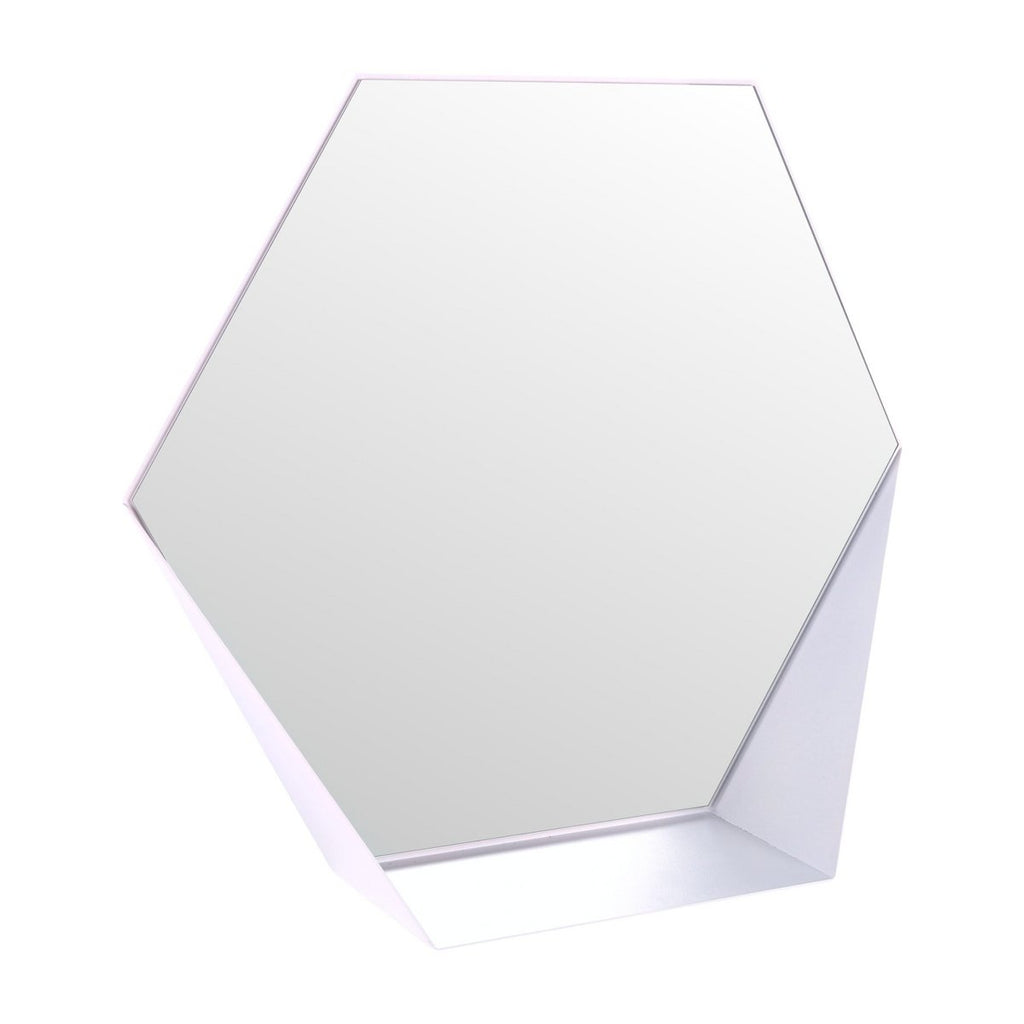 Gorillz Hive Wandspiegel Wit - Hexagon Industriële Design