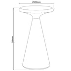 Näve Palu Solarleuchte Roze 20cm Kunststoff