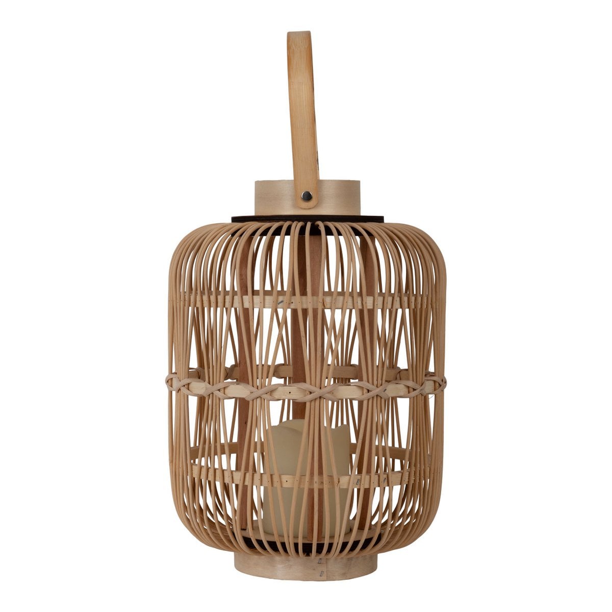 LED Decol Light Korbinian - Rattan 32,5cm