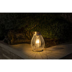 Näve LED Zonnelamp - Zilver 21,5cm
