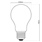 Näve LED-lamp E27 8W Warm Wit Set 6-stuks