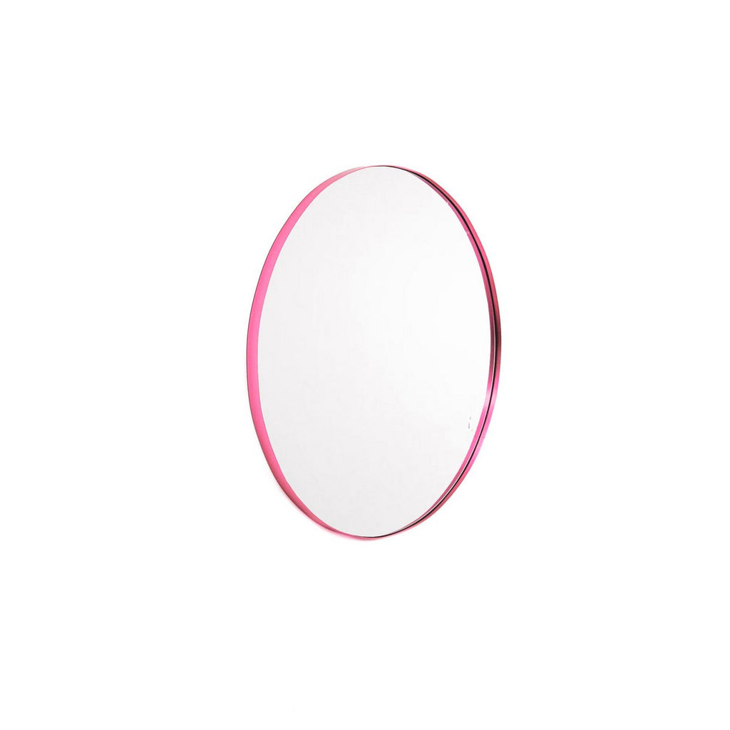 Housevitamin Ronde Spiegel - Roze Metaal Ø60cm