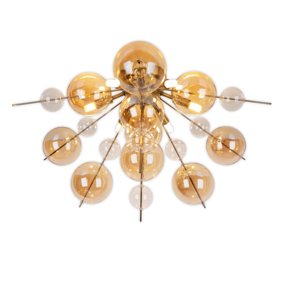 Plafondlamp Explosie Amber Ø57cm G9