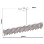 LED Hanglamp Diamanten Näve - Kristalglas Chroom