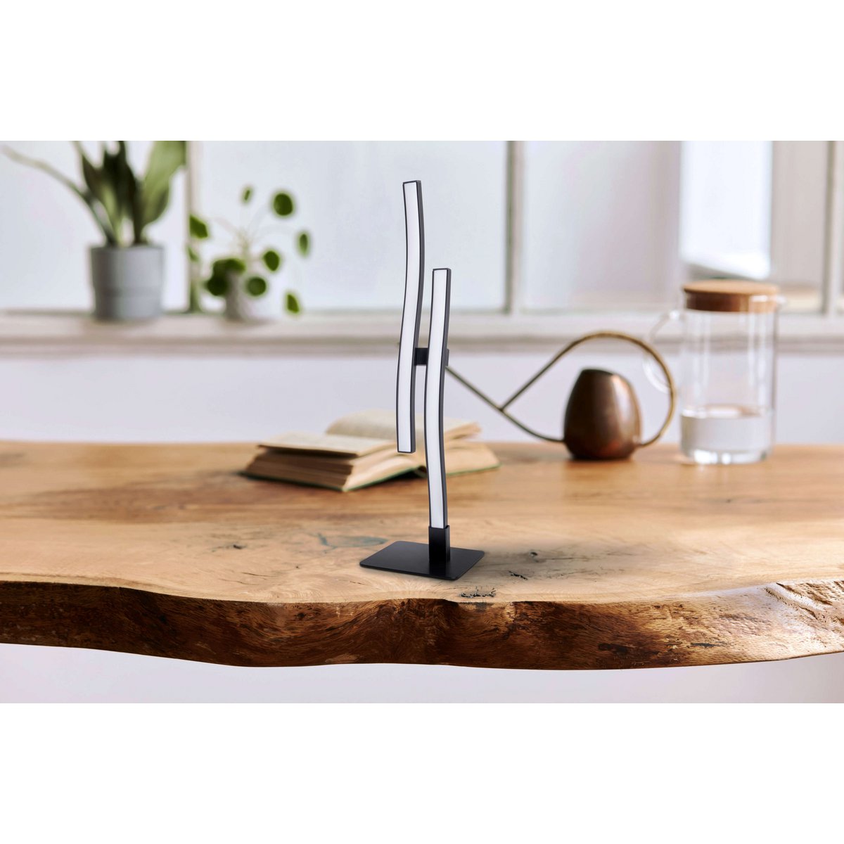Näve Onda LED-Tafellamp 44cm Zwart
