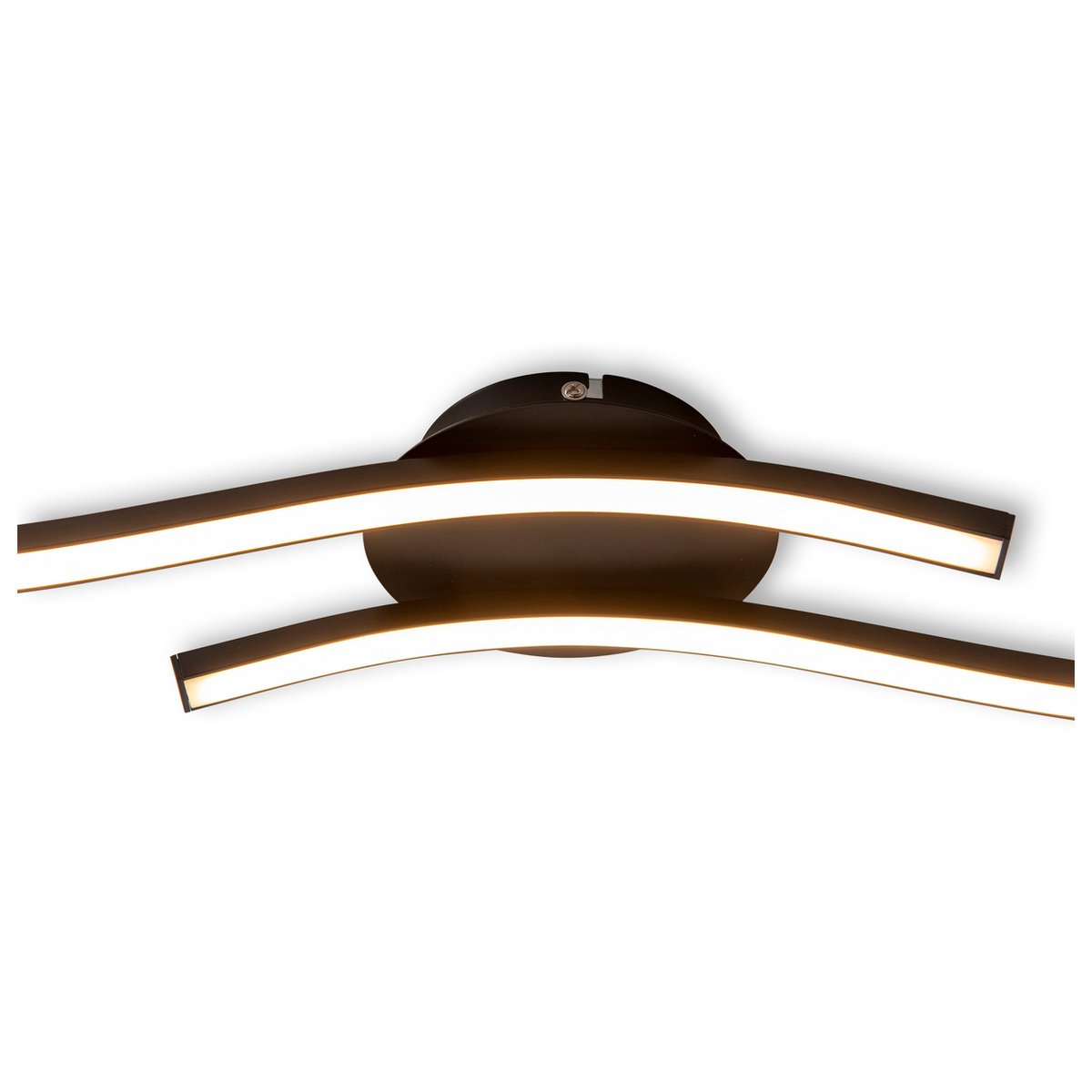 Näve Onda LED-Plafondlamp 65cm Zwart 3000K