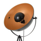 Näve Bernice Staande Lamp - Zwart/Goud 153cm