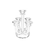 KRISTAL DIAMANT KANDELAAR 20X20X23CM