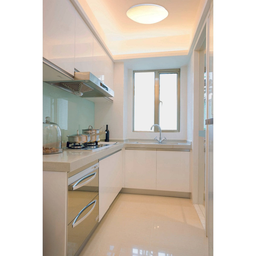 Näve Dublin LED Plafondlamp 27cm Wit