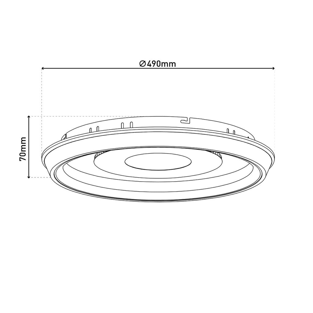 Näve LED-Plafondlicht EVA 49cm