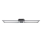 LED CCT-plafondlamp + RGB-backlight "Bantry" met veel functies, 115 cm lang, inclusief afstandsbediening