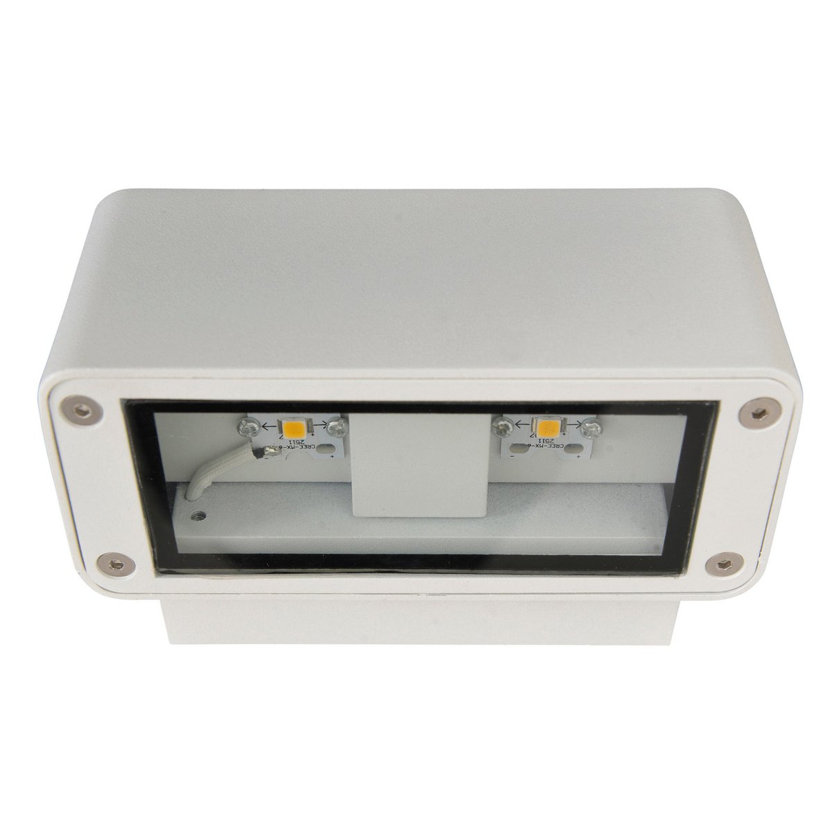 LED Buitenmuurlamp Alvena - Warm Wit 15x6.5cm