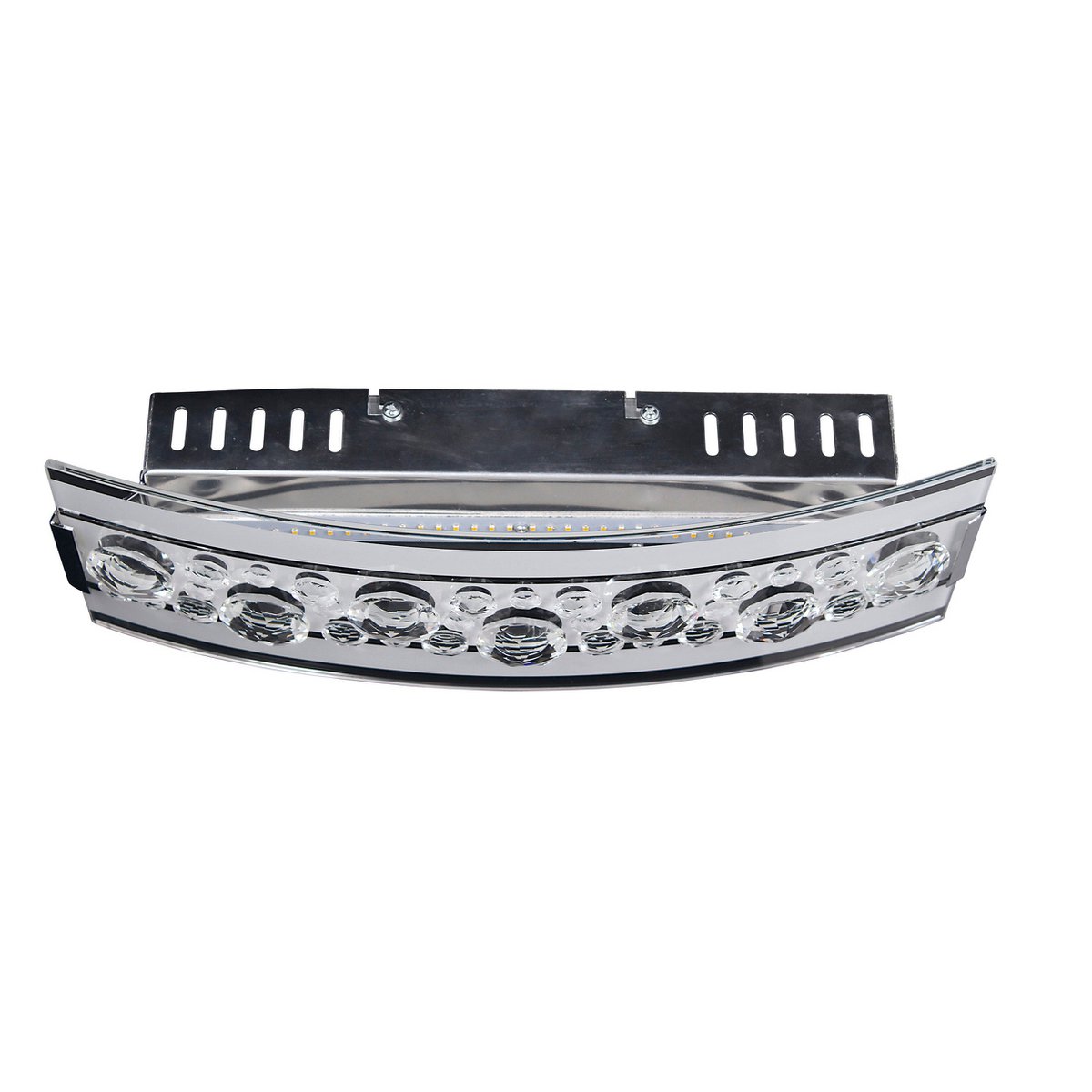 Näve Wandlamp Chrome Metaal Glas 35cm LED