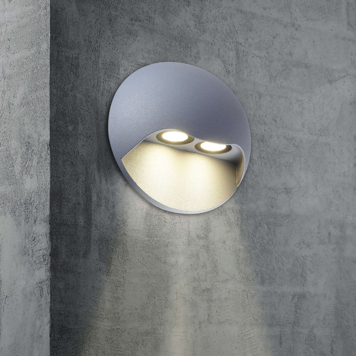 LED Wandlamp Vedus - Metaal 13cm