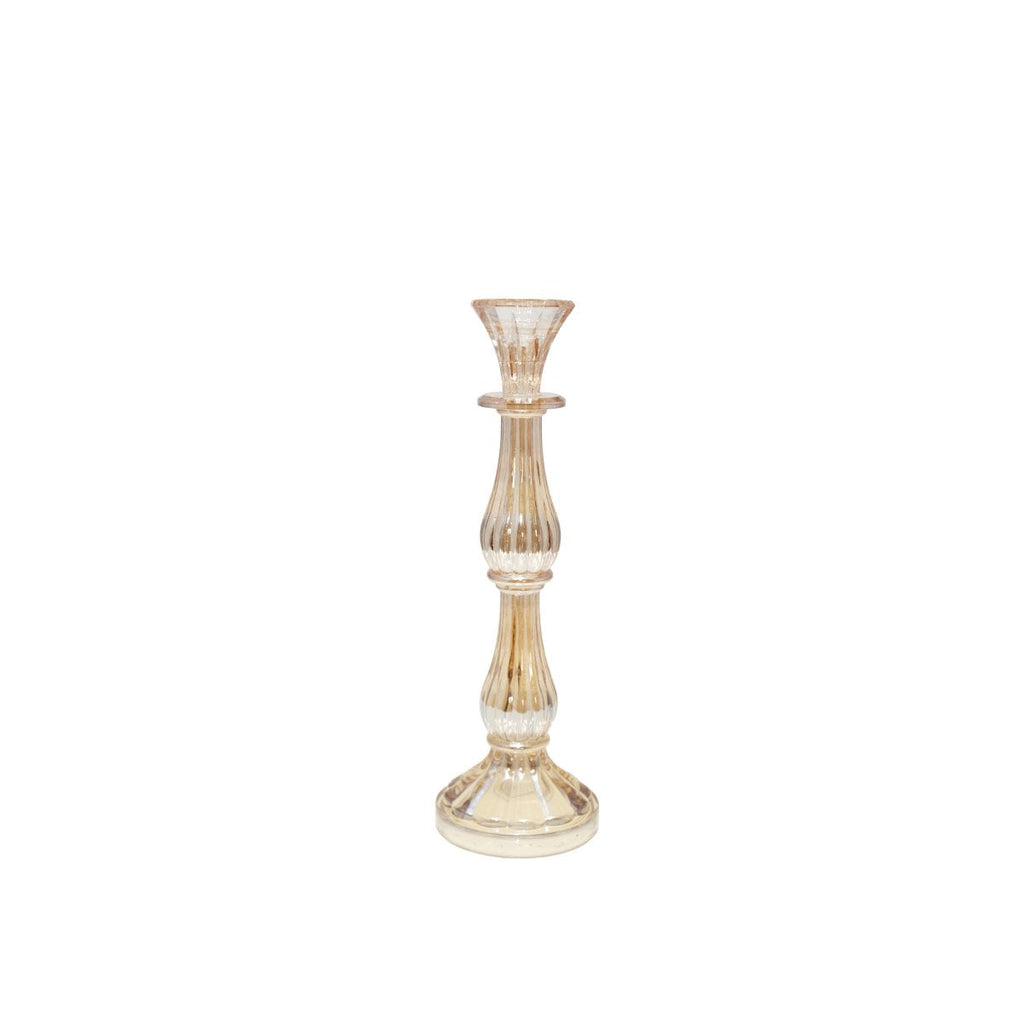 Aulica Amber Kandelaar - Glas H31cm