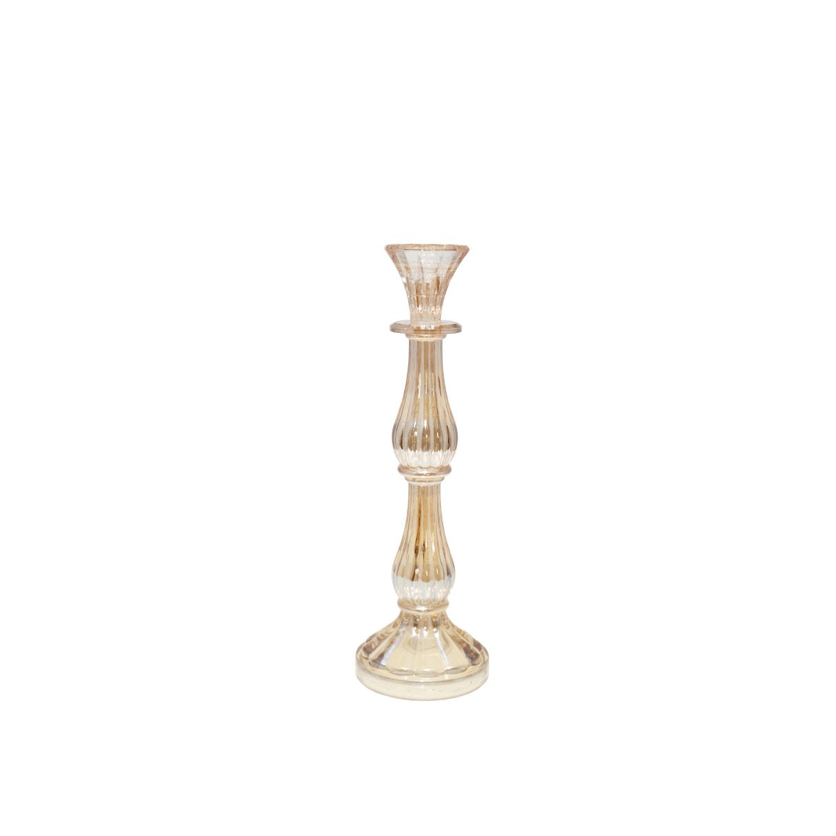 Aulica Amber Kandelaar - Glas H31cm