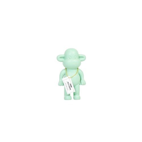 Ornament - 'The Legend' Monkey Figuur - Polyresin - Mintgroen - 11x7x19cm