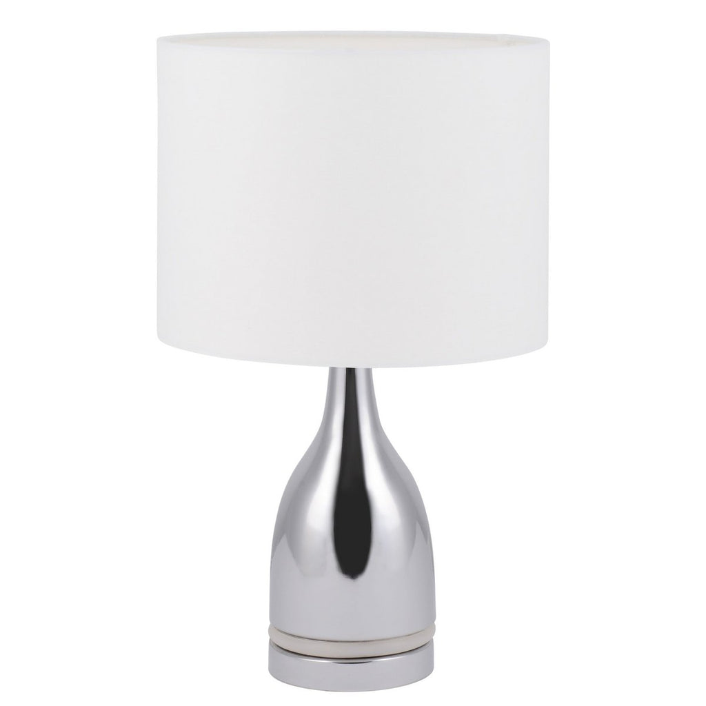 Cosima LED Tafellamp Chroom Wit 43,5cm