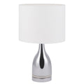 Cosima LED Tafellamp Chroom Wit 43,5cm