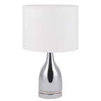 Cosima LED Tafellamp Chroom Wit 43,5cm
