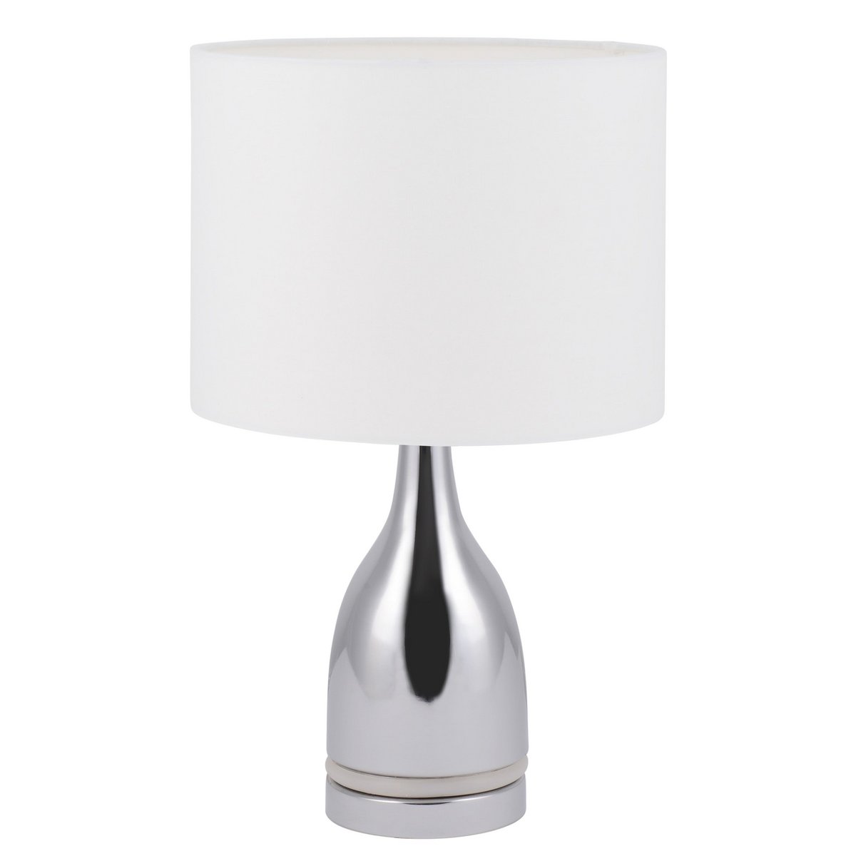 Cosima LED Tafellamp Chroom Wit 43,5cm
