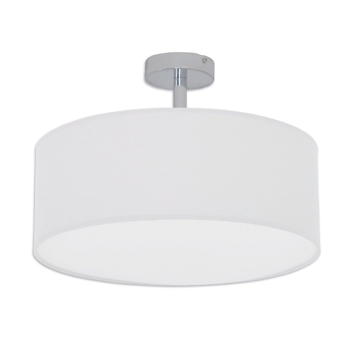 Näve Leuchten Textiel Plafondlamp Wit 40cm - Elegant & Duurzaam