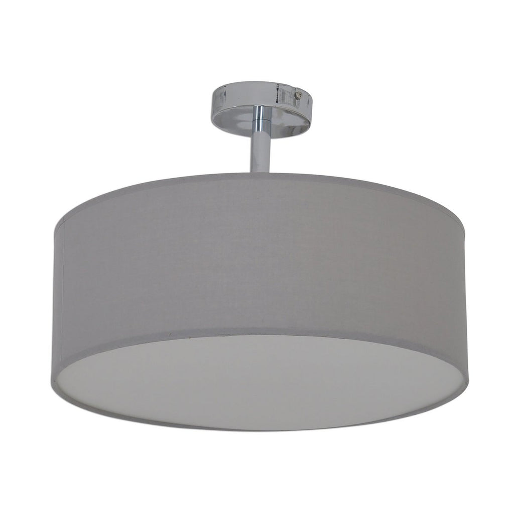 Näve Textielplafondlamp "New York" Grijs 40cm