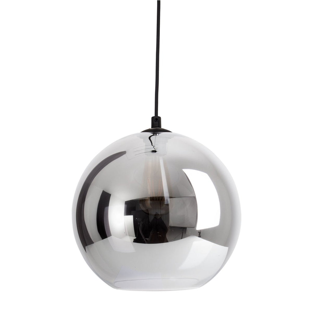 Näve Vaso Hanglamp Rookglas Antraciet 25cm