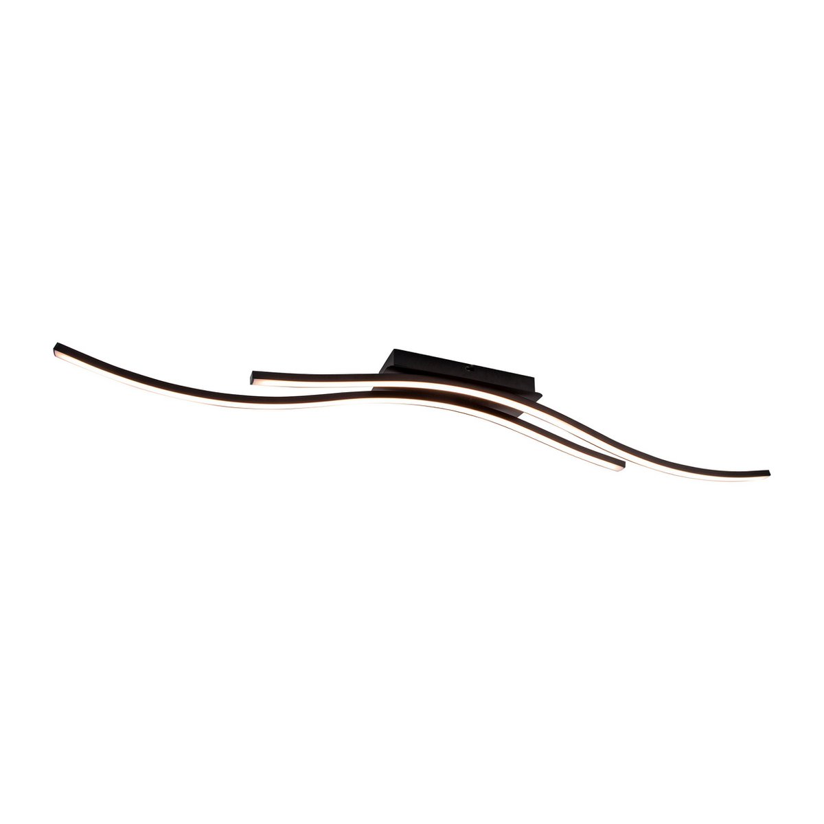 Näve Onda LED Plafondlamp 96cm Zwart