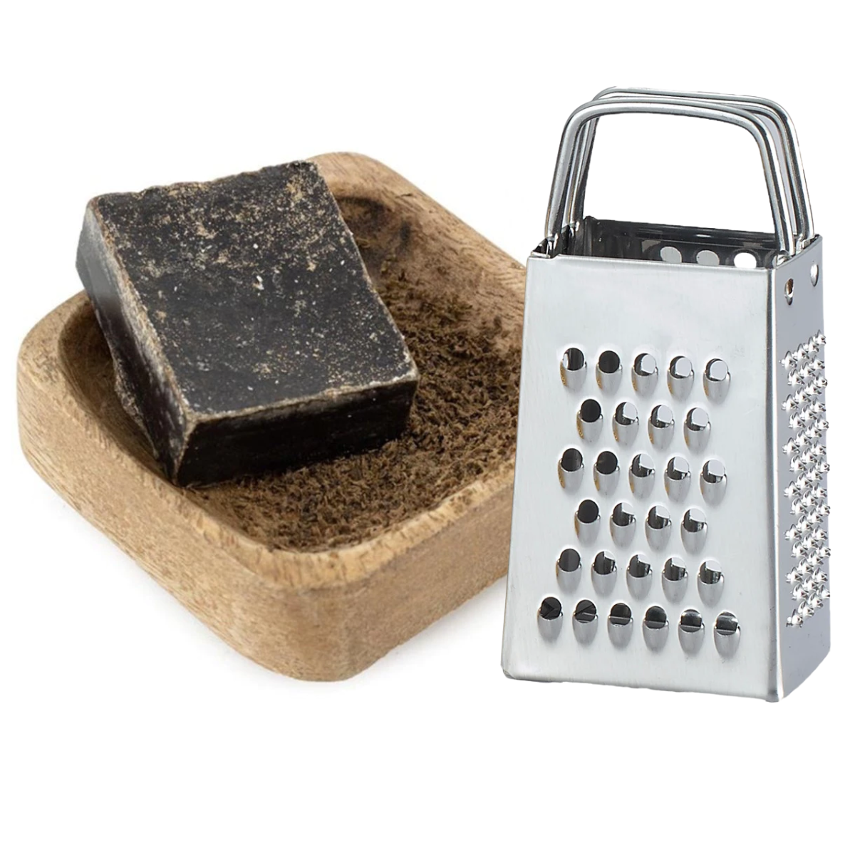 green-goose Amberblokjes Geschenkset - 3 stuks met Houder en Rasp
