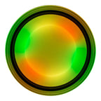 Näve Canna LED-plafondlamp 45cm RGB dimbaar