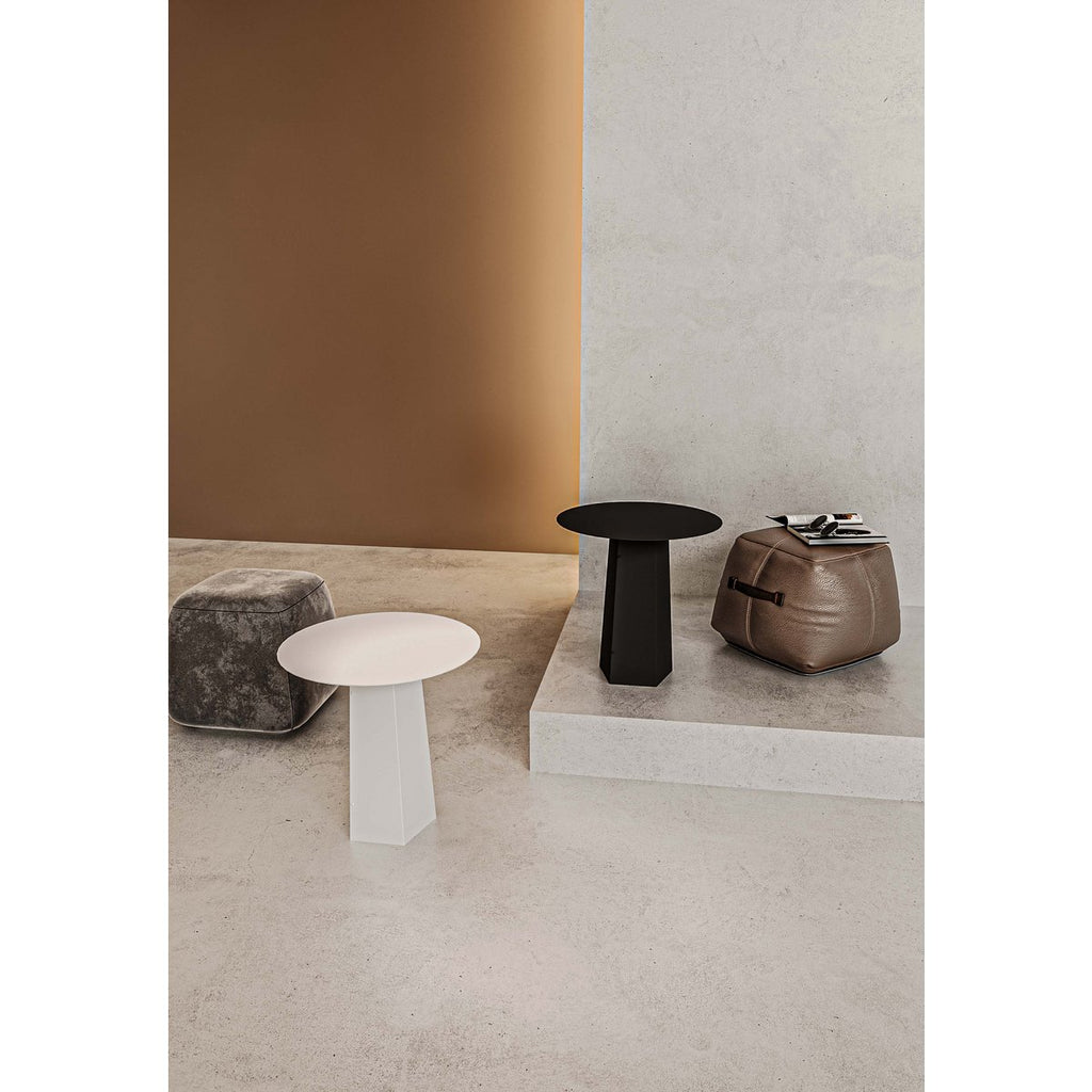 Charm Side Tafel Zwart - Gorillz Ronde Design Vijfhoekige Poot